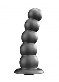 Черная насадка-плаг на харнесс PLATINUM 9 - 24 см. - LOVETOY (А-Полимер) - купить с доставкой в Новокуйбышевске