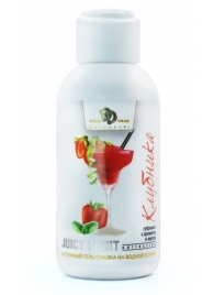 Интимный гель-смазка JUICY FRUIT с ароматом клубники - 100 мл. - БиоМед - купить с доставкой в Новокуйбышевске