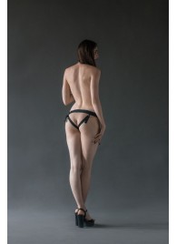 Черные трусики Better с анальной насадкой - 8 см. - Lola Games - купить с доставкой в Новокуйбышевске