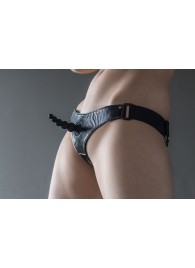 Черные трусики Better с анальной насадкой - 8 см. - Lola Games - купить с доставкой в Новокуйбышевске