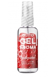 Интимный лубрикант EGZO AROMA с ароматом клубники - 50 мл. - EGZO - купить с доставкой в Новокуйбышевске