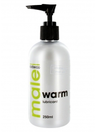 Лубрикант с согревающим эффектом MALE Cobeco Warm Lubricant - 250 мл. - Cobeco - купить с доставкой в Новокуйбышевске