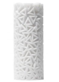 Белый 3D мастурбатор PILE - Tenga - в Новокуйбышевске купить с доставкой