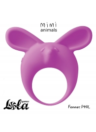 Фиолетовое эрекционное кольцо Fennec Phil - Lola Games - в Новокуйбышевске купить с доставкой