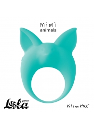 Зеленое эрекционное кольцо Kitten Kyle - Lola Games - в Новокуйбышевске купить с доставкой
