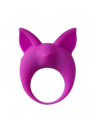 Фиолетовое эрекционное кольцо Kitten Kyle - Lola Games - в Новокуйбышевске купить с доставкой