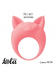 Оранжевое эрекционное кольцо Lemur Remi - Lola Games - в Новокуйбышевске купить с доставкой