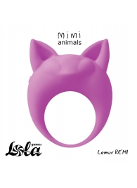 Фиолетовое эрекционное кольцо Lemur Remi - Lola Games - в Новокуйбышевске купить с доставкой