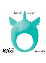 Зеленое эрекционное кольцо Unicorn Alfie - Lola Games - в Новокуйбышевске купить с доставкой