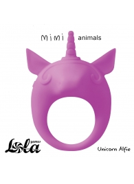 Фиолетовое эрекционное кольцо Unicorn Alfie - Lola Games - в Новокуйбышевске купить с доставкой