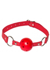 Красный кляп-шарик Firecracker - Lola Games - купить с доставкой в Новокуйбышевске