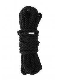 Черная веревка для шибари DELUXE BONDAGE ROPE - 5 м. - Dream Toys - купить с доставкой в Новокуйбышевске