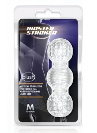 Прозрачный фигурный мастурбатор Master Stroker - Blush Novelties - в Новокуйбышевске купить с доставкой