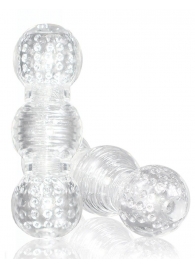 Прозрачный фигурный мастурбатор Master Stroker - Blush Novelties - в Новокуйбышевске купить с доставкой