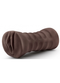 Коричневый мастурбатор-вагина Hot Chocolate Brianna - Blush Novelties - в Новокуйбышевске купить с доставкой