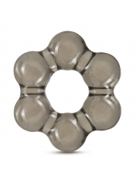 Дымчатое эрекционное кольцо Stay Hard Thick Bead Cock Ring - Blush Novelties - в Новокуйбышевске купить с доставкой