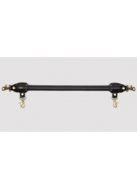 Черная распорка для ног Bound to You Faux Leather Spreader Bar - 50,8 см. - Fifty Shades of Grey - купить с доставкой в Новокуйбышевске