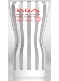Мастурбатор TENGA Squeeze Tube Cup Soft - Tenga - в Новокуйбышевске купить с доставкой