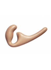 Бежевый безремневой страпон Seduction - 20,5 см. - Lola Games - купить с доставкой в Новокуйбышевске