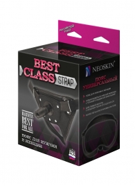 Черный пояс для насадок BEST CLASS STRAP - LOVETOY (А-Полимер) - купить с доставкой в Новокуйбышевске