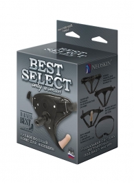 Пояс HARNESS BEST SELECT с вагинальной пробкой - LOVETOY (А-Полимер) - купить с доставкой в Новокуйбышевске