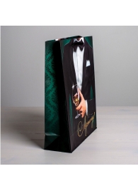 Бумажный пакет «Лучшему!» - 23 х 27 см. - Сима-Ленд - купить с доставкой в Новокуйбышевске