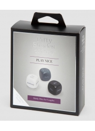 Игральные кубики для пар Play Nice - Fifty Shades of Grey - купить с доставкой в Новокуйбышевске