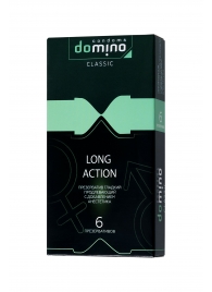 Презервативы с пролонгирующим эффектом DOMINO Classic Long action - 6 шт. - Domino - купить с доставкой в Новокуйбышевске