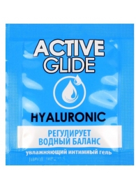 Лубрикант на водной основе Active Glide с гиалуроновой кислотой - 3 гр. - Биоритм - купить с доставкой в Новокуйбышевске