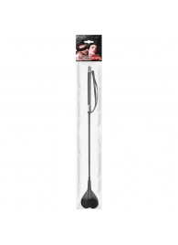 Черный стек с наконечником-сердечком - 54 см. - Notabu - купить с доставкой в Новокуйбышевске