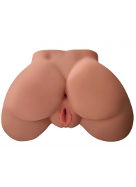 Кофейный мастурбатор-полуторс Perfect Ass Masturbator - Pipedream - в Новокуйбышевске купить с доставкой