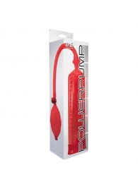 Красная вакуумная помпа Power Pump Red - Toy Joy - в Новокуйбышевске купить с доставкой