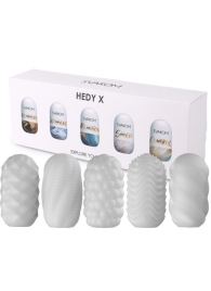 Набор из 5 мастурбаторов Hedy X5 Mixed - Svakom - в Новокуйбышевске купить с доставкой
