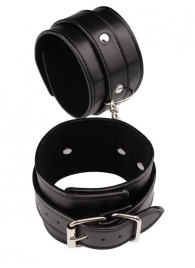 Черные оковы Classic Ankle Cuffs - Chisa - купить с доставкой в Новокуйбышевске
