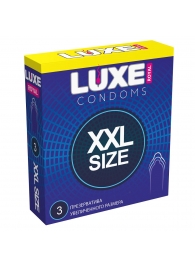 Презервативы увеличенного размера LUXE Royal XXL Size - 3 шт. - Luxe - купить с доставкой в Новокуйбышевске