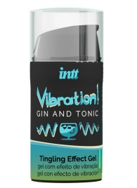 Жидкий интимный гель с эффектом вибрации Vibration! Gin   Tonic - 15 мл. - INTT - купить с доставкой в Новокуйбышевске