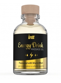 Массажный гель с согревающим эффектом Energy Drink - 30 мл. - INTT - купить с доставкой в Новокуйбышевске