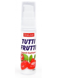 Гель-смазка Tutti-frutti со вкусом барбариса - 30 гр. - Биоритм - купить с доставкой в Новокуйбышевске