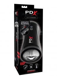 Черный автоматический мастурбатор-ротик Moto Stroker - Pipedream - в Новокуйбышевске купить с доставкой