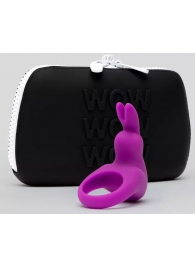 Фиолетовое эрекционное виброкольцо Happy Rabbit Cock Ring Kit - Happy Rabbit - в Новокуйбышевске купить с доставкой
