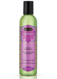 Массажное масло Naturals Island Passion Berry с ароматом тропических фруктов - 236 мл. - Kama Sutra - купить с доставкой в Новокуйбышевске
