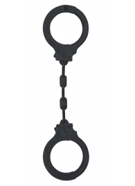 Черные силиконовые наручники Suppression - Lola Games - купить с доставкой в Новокуйбышевске