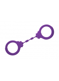 Фиолетовые силиконовые поножи Limitation - Lola Games - купить с доставкой в Новокуйбышевске