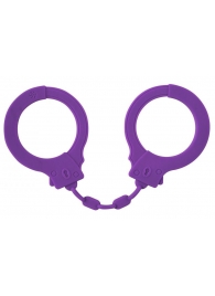 Фиолетовые силиконовые поножи Limitation - Lola Games - купить с доставкой в Новокуйбышевске