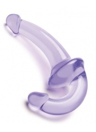 Фиолетовый безремневой страпон Strapless Strap-On - Lux Fetish - купить с доставкой в Новокуйбышевске