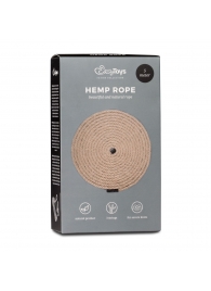 Пеньковая веревка для связывания Hemp Rope - 5 м. - Easy toys - купить с доставкой в Новокуйбышевске