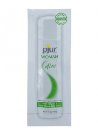 Лубрикант на водной основе pjur WOMAN Aloe - 2 мл. - Pjur - купить с доставкой в Новокуйбышевске