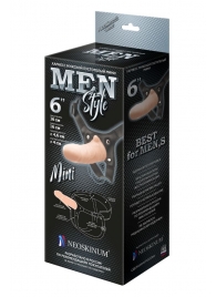 Пустотелый фаллопротез MEN STYLE - 17,5 см. - LOVETOY (А-Полимер) - купить с доставкой в Новокуйбышевске