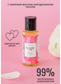 Массажное масло Pleasure Lab Delicate с ароматом пиона и пачули - 50 мл. - Pleasure Lab - купить с доставкой в Новокуйбышевске