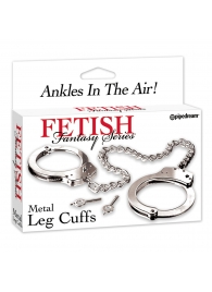 Металлические наручники Metal Leg Cuffs - Pipedream - купить с доставкой в Новокуйбышевске